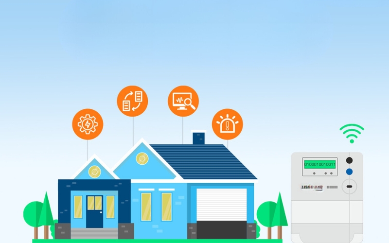 a home with smart energy solution