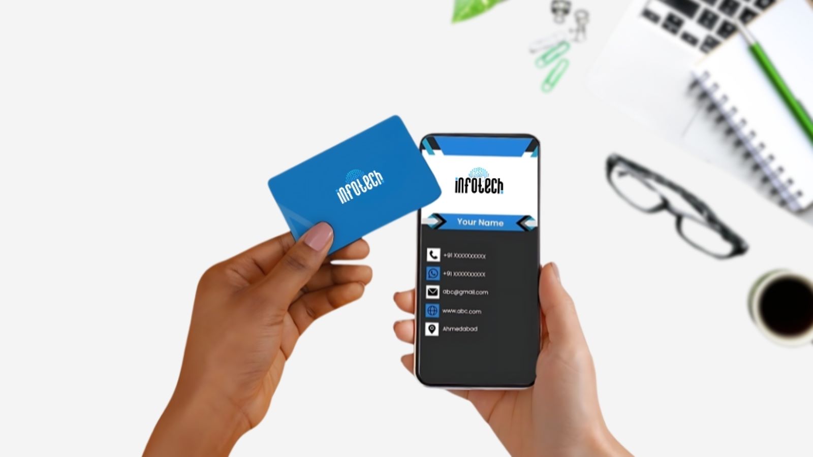 NFC Business card by Infotech