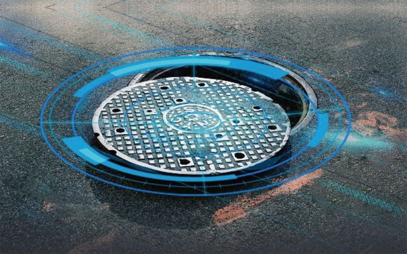 manhole with Iot based